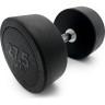 Гантель UNIX FIT PRO круглая обрезиненная 27,5 кг DBRND27_5PBK