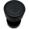 Гантель UNIX FIT PRO круглая обрезиненная 35 кг DBRND35PBK